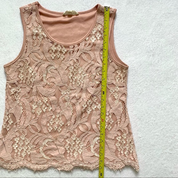 Luna Moon Lace Two Layered Tank Top - Picture 4 of 7
